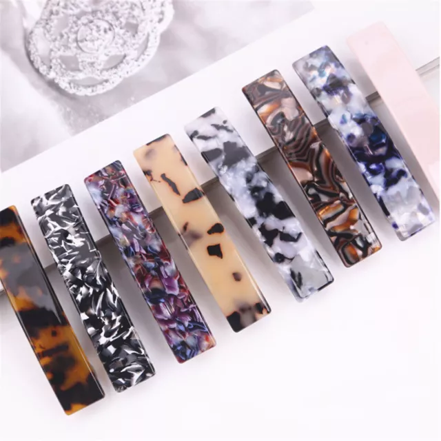 Fashion Women Leopard French Hair Clip Barrette Bobby Pin Hairpin Accessorie 2