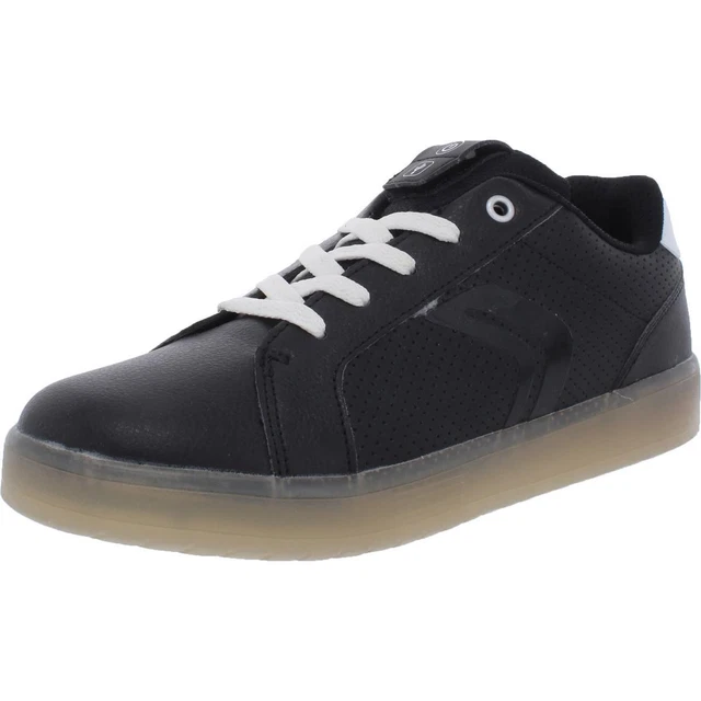 Geox Respira Boys Kommodor Black Gym Light-Up Shoes 2 Medium (D) Little Kid 3777