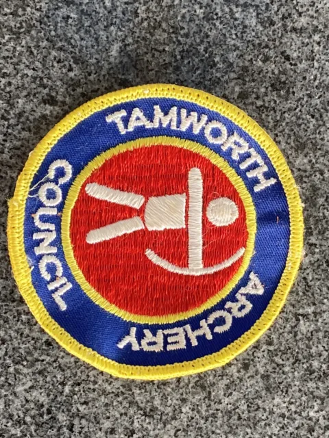 Souvenir cloth badge - Tamworth Archery Council - Sewing Hunting / Sport