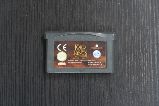 Le seigneur des anneaux le retour du roi Nintendo Game Boy Advance Loose FAH GBA