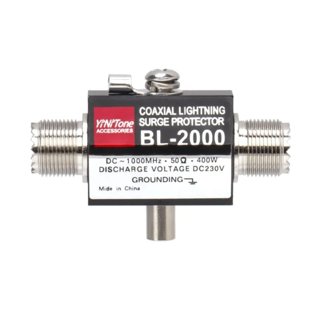BL-2000 Coaxial Lightning Arrestor Surge Protector PL259 Female To PL259 Female