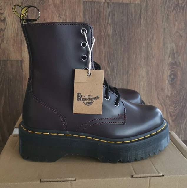 Maroon platform 2025 doc martens