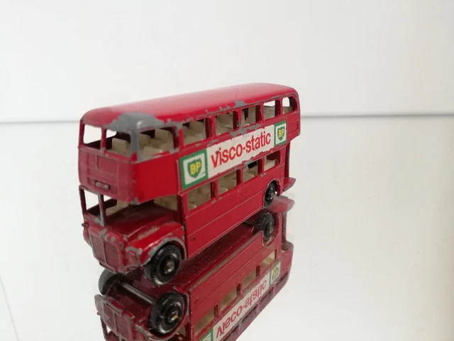 Matchbox No.05B London Bus red rare BP Visco-static decals in B4 Box Matchbox No.05B London Bus red rare BP Visco-static decals in B4 Box