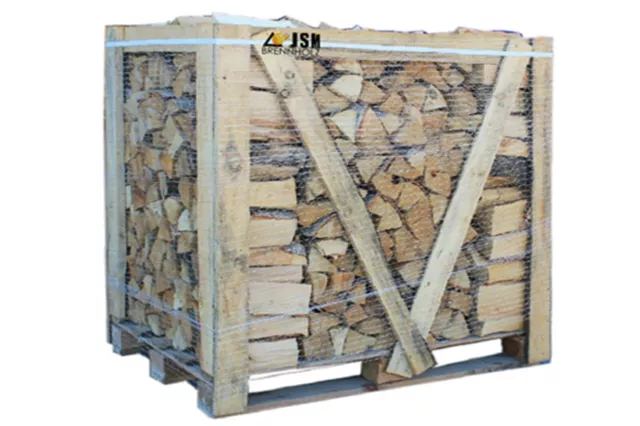 JSM-Brennholz Kaminholz Birke kammergetrocknet  1,6 SRM/ 1RM - 1 Palette