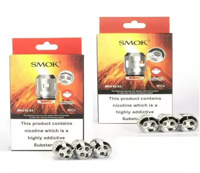 SMOK TFV Mini V2 A1 A2 A3 COILS AUTHENTIC UK SELLER 2