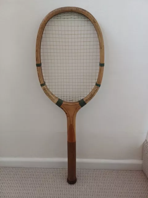 Rare Antique Vintage Wooden Tennis Racquet / Racket circa 1900 *VGC*