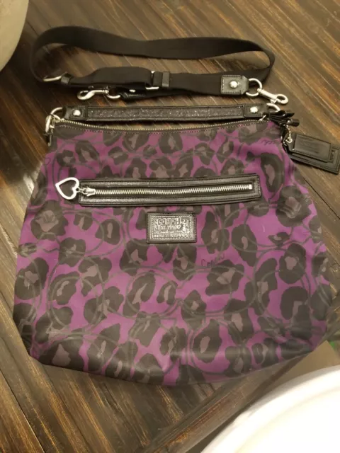 Coach Poppy Ocelot Daisy Purse 20048
