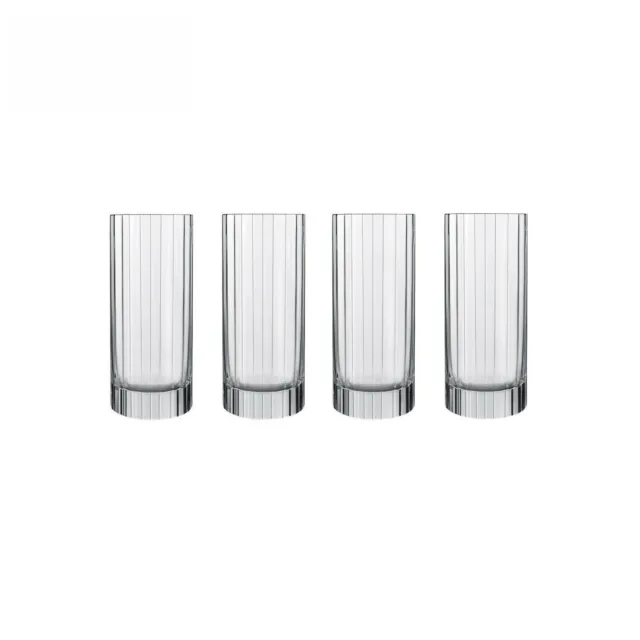 Luigi Bormioli Water Glass Set Cocktail Glasses Crystal Drinkware - Pack of 4