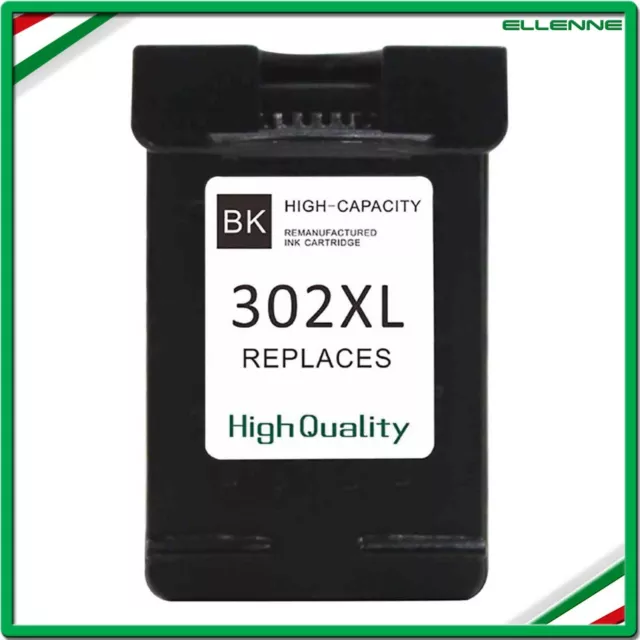 ✅ Cartuccia Compatibile Con Hp 302 Xl Nero Stampante Deskjet 3830 3832 4650 ✅