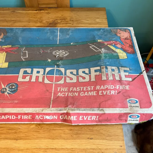 1970s VINTAGE IDEAL CROSSFIRE GAME  RETRO CLASSIC COLLECTABLE 3