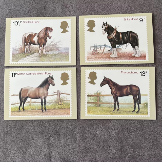 Post Office Picture Card Series PHQ 30 Horses (Thoroughbred) Issued 5/07/78