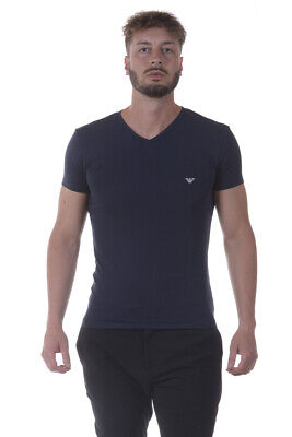 ARMANI T shirt Maglietta Emporio Armani Sweatshirt Cotone Uomo Blu 1110237A725 135 