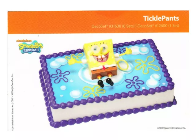 Spongebob Ticklepants DECOPAC Birthday Cake Topper