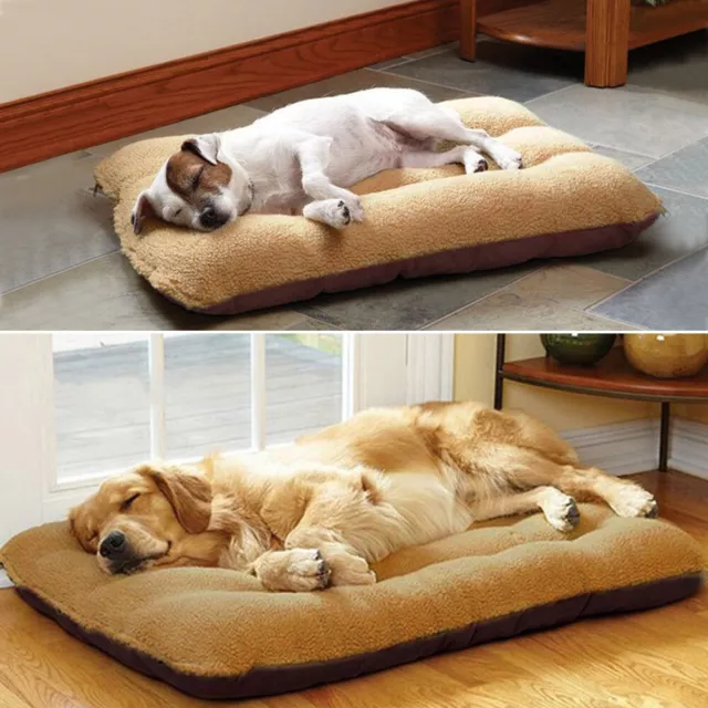Large Pet Bed Mattress Dog Cat Cushion Pillow Washable Soft Winter Warm Blanket