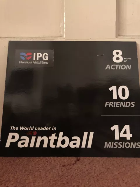 10 IPG Paintballing Tickets