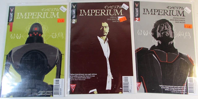 Imperium Lot of 3 #1c,2,2c Valiant Comics (2015) NM 1st Print Comic Books