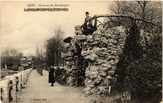 CPA AK METZ - Grotte an den Moselanlagen (473800)