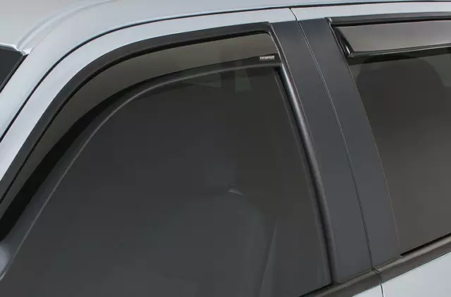 Stampede Snap-Inz Sidewind Deflector 4pc Smoke 17-19 FITS Nissan Titan 41436-2