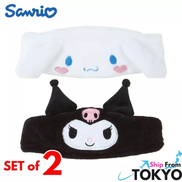 Hair Band 2sets Sanrio Characters Facewash New Kawaii Japan Drying Towel