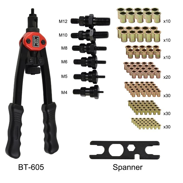 Ensemble de pinces à écrou rivet polyvalentes pour projets de bricolage et usa