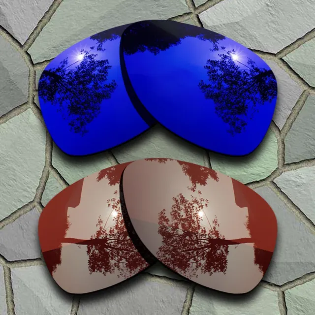Violet Blue&Bronze Brown Polarized Lenses Replacement For-Oakley Dispatch 2