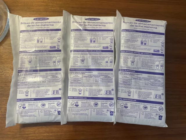 150 Lansinoh Breastmilk Storage Bags New.Open Box/Package BPA/BPS Free.