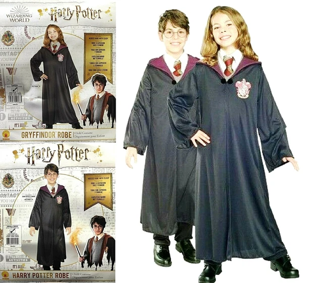 CARNEVALE HALLOWEEN VESTITO HARRY POTTER HERMIONE GRIFONDORO