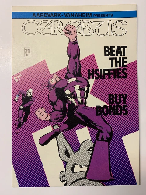 Cerebus the Aardvark #21/Bronze Age Comic Book/1st Captain Cockroach/NM-