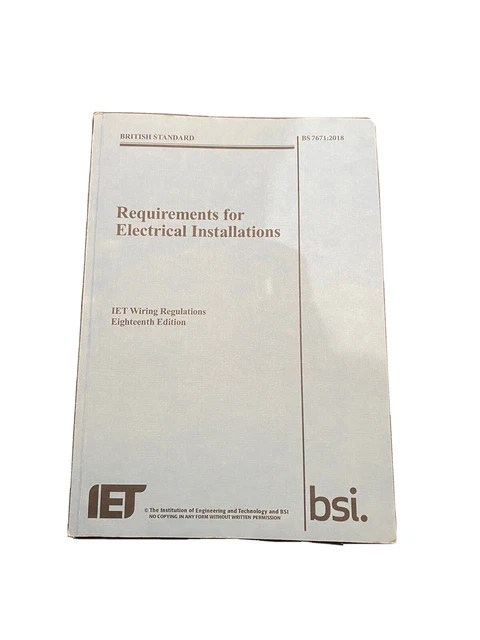 Requirements For Electrical Installations, IET Wiring Regulations - Foto 4