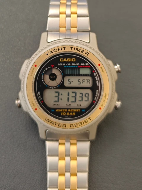 CASIO TRW-31 [862] Digital Yacht Timer Watch Rare Vintage