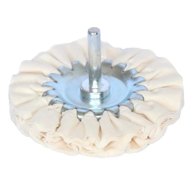Roue à Polir Polirapid 100x25mm - Coton Doux Pour Tous Matériaux