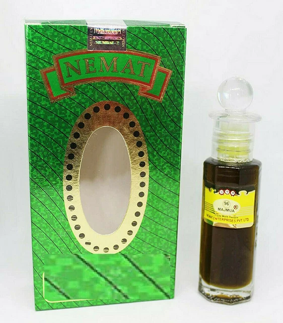 Aceite perfume fragancia relajante rico profundo Nemat Fragrances 96 Majmua 25 ml