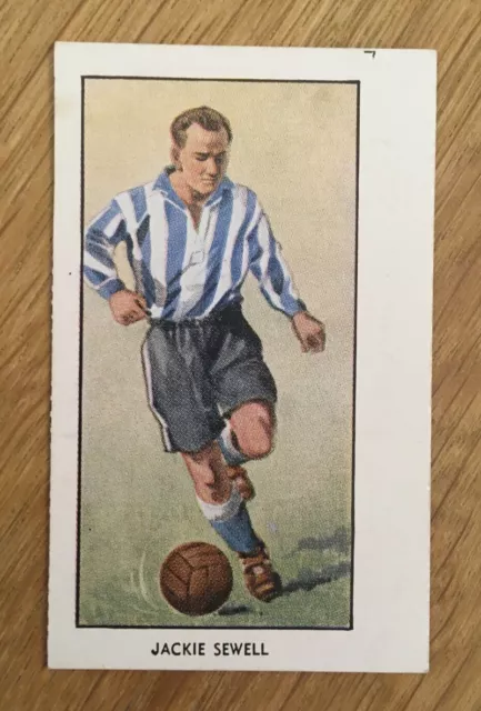 Sheffield Wednesday Trade Card by Thomson 1955 Famous Footballers (25)