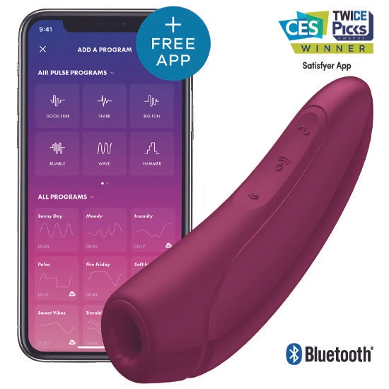 Satisfyer Curvy 1+ - Rojo Rosado