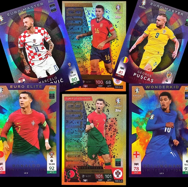 TOPPS UEFA EURO 2024 Match Attax -- Limited Edition -- Trading Card Game