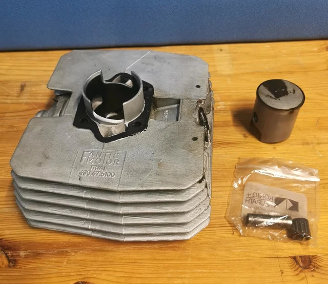 FANTIC MOTOR FM430 75cc cilindro trial con FM380 twinshock vintage