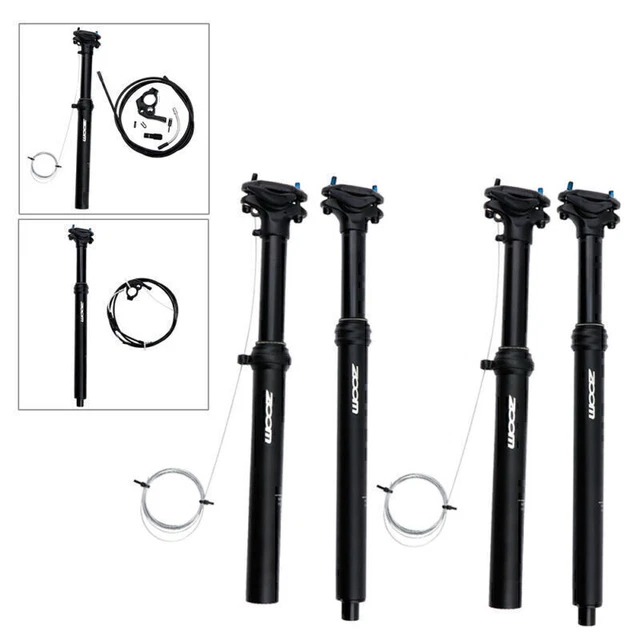 External Rounting Dropper Post Seatpost Adjustable Bike 30.9/31.6mm  375MM 400MM
