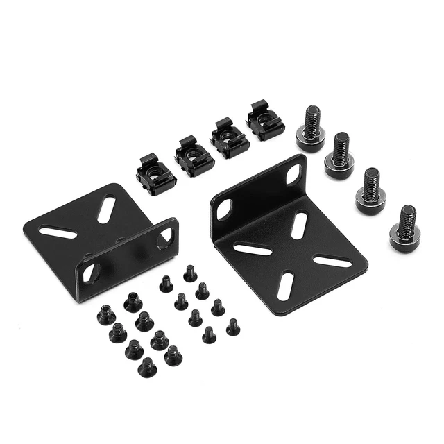 Rack Mount Kit for 17.3 inch Wide Switches, Adjustable Hole Distanc...