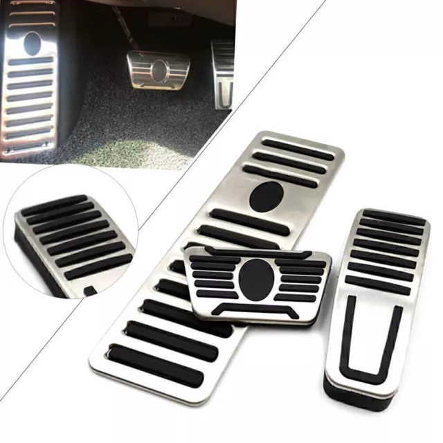 Car Foot Pedal Pad Cover W/ Rest For Maserati Ghibli Quattroporte Levante 14-21