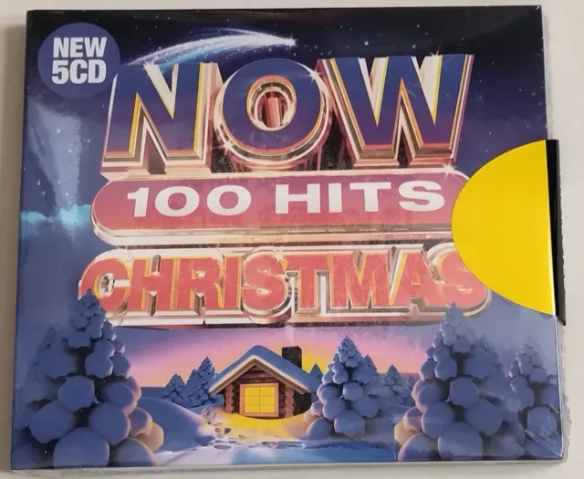 NOW 100 HITS Christmas CD (5 Discs) New Sealed £4.99 PicClick UK