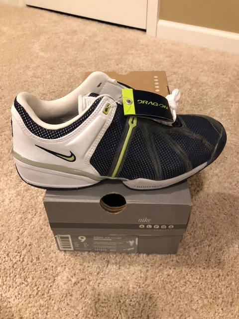 Zending modder foto NIKE AIR COURT Implosion Blue/White WOMEN'S Agassi Tennis Vintage - Size 9  $99.00 - PicClick