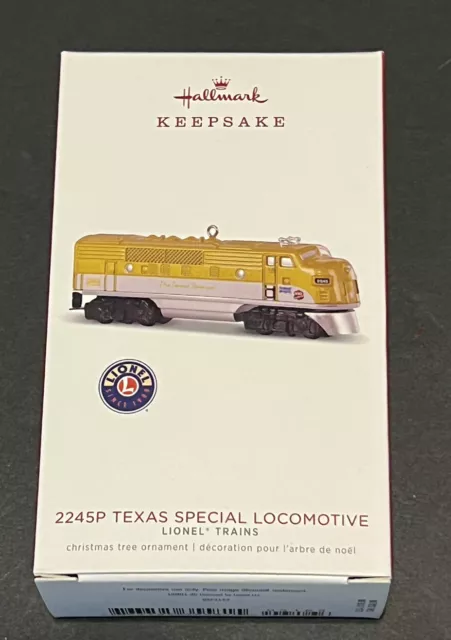 Hallmark Ornament 2018 2245P Texas Special Locomotive Lionel Trains Limited NIB