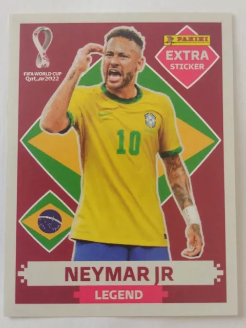 NEYMAR JR Extra Sticker World Cup 2022 Qatar ⚽️ BRONZE BRAZIL