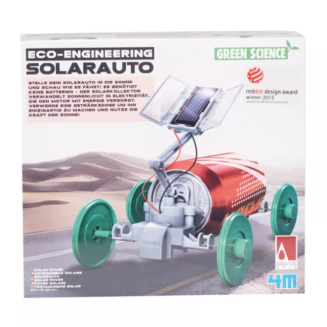 Green Science, Solarauto (Experimentierkasten) Spiel In Karton 68585 Deutsch 4M