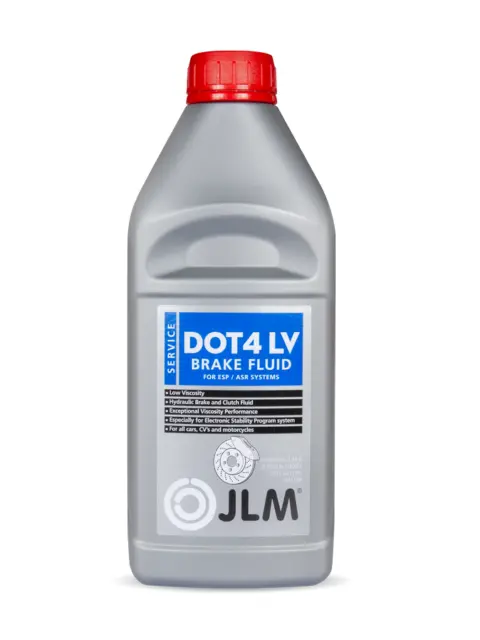 JLM DOT4 LV liquido freni 1000 ml LV (low viscosity) norma ISO 4925 classe 6