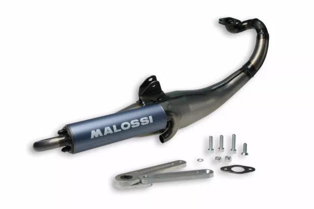 Pot d'échappement MALOSSI MBK Nitro Mach YAMAHA Aerox Jog exhaust NEUF 3215174