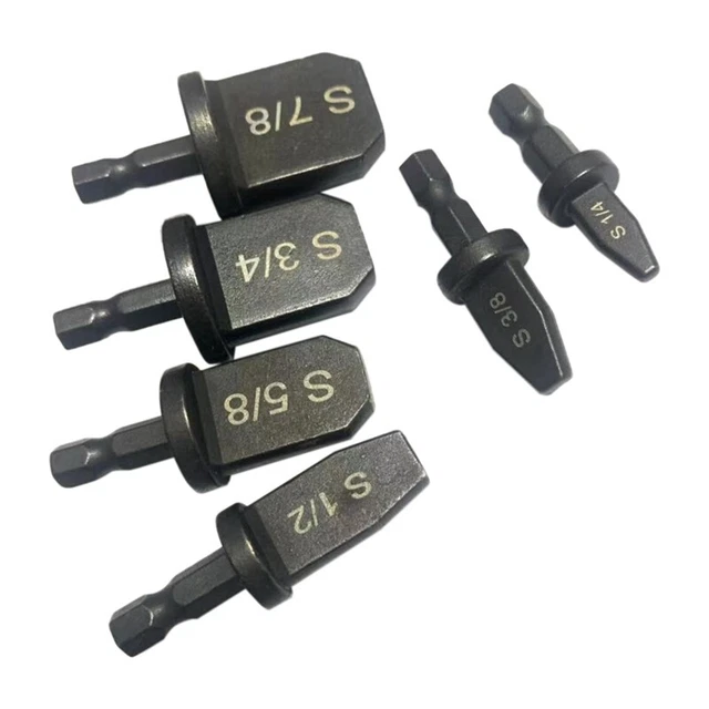 Set 6 pezzi espansore tubo esagonale in acciaio, alesatore I9M1
