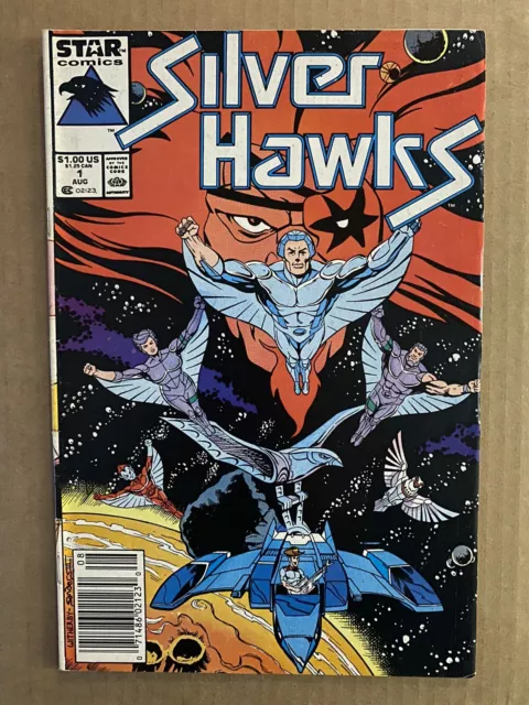 Silverhawks #1 1988 Newsstand Variant Marvel Comic Book