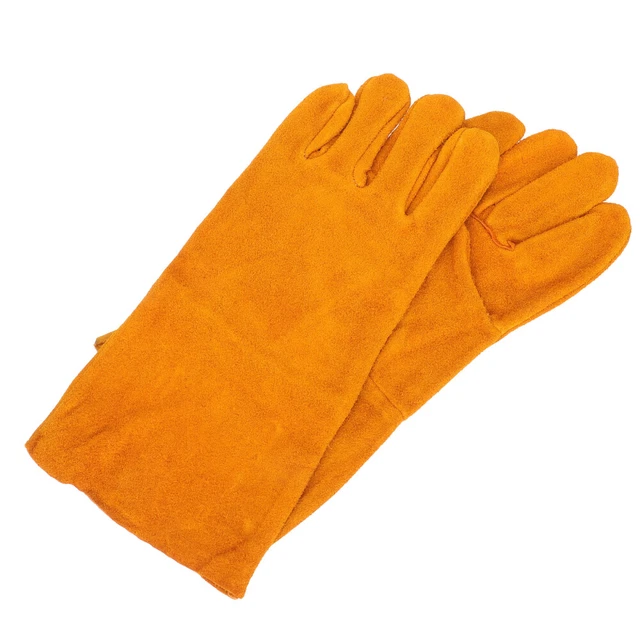 Cowhide Gloves Outdoor Gift Work with Reinforced Palm Gardening Thorn Proof