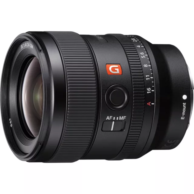 Sony FE 24mm F1.4 GM Alpha Full-frame E-mount Wide Angle G Master Lens (SEL24F14